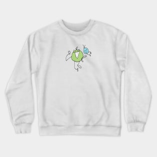 Barry and Larry Running Crewneck Sweatshirt